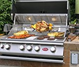 Cal-Flame-e6004-Outdoor-Kitchen-4-Burner-Barbecue-Grill-Island-with-Refrigerator
