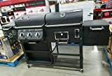 NEW-PRO-SERIES-SMOKE-HOLLOW-4-IN1-COMBO-GASCHARCOAL-3BURNER-GRILLMODELPS9900