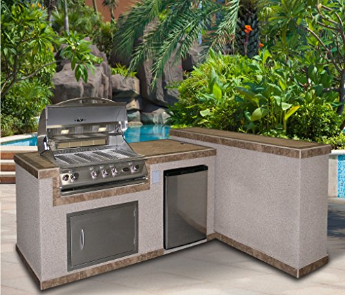 Cal-Flame-e3022-3-Piece-Island-with-32-Natural-Gas-BBQ-Grill