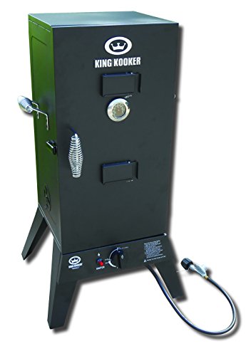 King-Kooker-81795211307-Low-Pressure-Smoker-30-Inch-Smoking-Cabinet-16000-BTU-steel-Burner