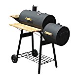 Outsunny-Backyard-Charcoal-BBQ-Grill-and-Smoker-Combo-w-Wheels