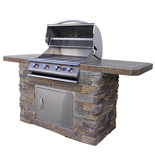 Cal-Flame-Bistro-470-A-Stucco-and-Tile-BBQ-Island-with-4-Burner-Grill