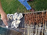 Party-Griller-32-Stainless-Steel-Charcoal-Grill--Portable-BBQ-Grill-Yakitori-Grill-Kebab-Grill-Satay-Grill-Makes-Juicy-Shish-Kebab-Shashlik-Spiedini-on-the-Skewer