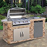 Cal-Flame-LBK-701-A-Stucco-Grill-Island-With-4-Burner-Stainless-Steel-Gas-Grill